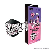 【LINE FRIENDS x 臺歐】BT21 音樂版 KF94 韓版立體醫療口罩 8入/盒