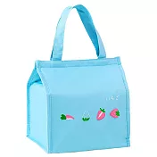 E.City_日系水果保溫野餐便當包 天藍