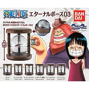 【日本正版授權】全套6款 航海王 永久指標 環保扭蛋 03 扭蛋/轉蛋 模型 海賊王 694458
