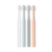 【MUJI 無印良品】聚丙烯牙刷4色組/全長