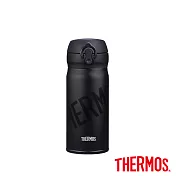 【THERMOS 膳魔師】不銹鋼真空保溫瓶350ml (JNL-352HL-ALB )黑