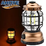 【Ahoye】火焰復古LED露營燈(USB充電款) 野營燈 手提燈 小夜燈 戶外燈