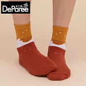 蒂巴蕾 socks..守護collection-水 南島星辰 肉桂色