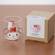 【日本金正陶器】蛋型玻璃杯320ml ‧ 美樂蒂