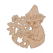 【日本Yamaka】moomin嚕嚕米 天然木雕杯墊 ‧ 阿金