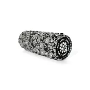 【QMAT】33cm運動滾輪 台灣製(按摩滾筒 瑜珈柱 放鬆滾輪 瑜珈滾筒)  喬治亞灰石紋