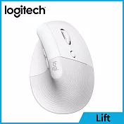 羅技 Lift 人體工學垂直滑鼠 珍珠白