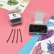 【卡樂熊】基本盒裝波浪50入造型髮夾/邊夾(四款)- 弧形款