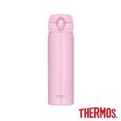 【THERMOS 膳魔師】超輕量 不鏽鋼真空保溫瓶0.5L (JNL-504-LP)粉色