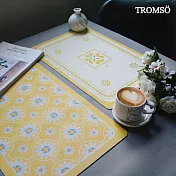 TROMSO西班牙經典花磚皮革餐桌墊兩入組 M08