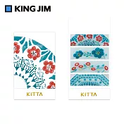 【HITOTOKI】KITTA 隨身攜帶和紙膠帶 Clear透明 玻璃2(竹中悠記設計款)