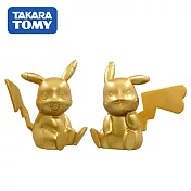 【日本正版授權】MONCOLLE 25週年 皮卡丘 金色版紀念組 造型公仔/模型 寶可夢 神奇寶貝