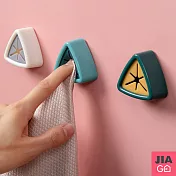 JIAGO 壁掛式毛巾塞架(2入/組) 藍色