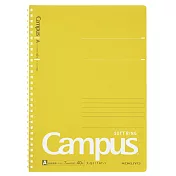 KOKUYO Campus 軟線圈筆記本點線A罫B5- 黃