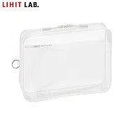 LIHIT LAB F-8200 A5 多用途透明百寶袋(soeru) 白色