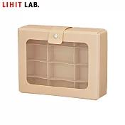 LIHIT LAB A-696 A6手提置物盒 (CUBE FIZZ) 米色