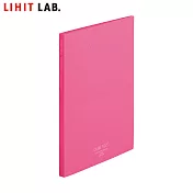 LIHIT LAB N-6003 20頁 A4 站立式資料本 (CUBE FIZZ) 粉紅色