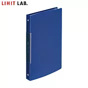 LIHIT LAB N-8501 A4 30孔15入活頁式資料本( soure ) 深藍色