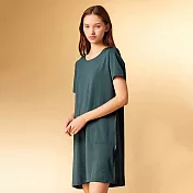 【ST.MALO】專利銀纖維IONIC+法式舒沁抗菌洋裝上衣-2205WD- M 石灰綠