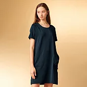 【ST.MALO】專利銀纖維IONIC+法式舒沁抗菌洋裝上衣-2205WD- M 深海藍