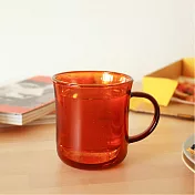 好玻GOODGLAS | Mug馬克雙層把手玻璃杯-琥珀