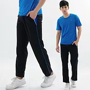 【遊遍天下】MIT台灣製男款吸排抗UV運動長褲 (GP1013) XL 黑色