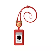 Bone 蹦克 頸掛開窗識別證套|RFID雙面感應卡夾 - 麋鹿先生