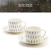 【RACHEL BARKER】韓國芮秋巴克4件咖啡杯組(附精緻彩盒) 白