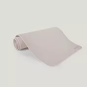 【QMAT】8mm瑜珈墊-8色可選 台灣製(附贈束帶及收納網袋 運動墊 遊戲墊 發呆墊) 粉白色