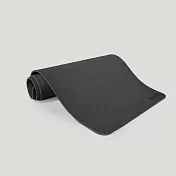 【QMAT】8mm瑜珈墊-8色可選 台灣製(附贈束帶及收納網袋 運動墊 遊戲墊 發呆墊) 炭黑色