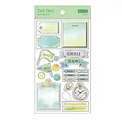 PINE BOOK 貼紙 隨機形狀 綠色