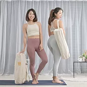 USHaS 瑜癒丨天然原棉瑜珈墊收納袋