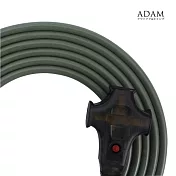 ADAMOUTDOOR｜戶外延長動力線10M/軍用綠 ADPW-EC10M-G  軍用綠