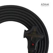 ADAMOUTDOOR｜金屬4座延長線2M 黑色
