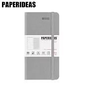 PAPERIDEAS 自填周計劃48K硬面绑帶款 槍灰