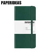 PAPERIDEAS 48K頁碼硬面绑帶筆記本  空白-聖誕綠