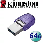 Kingston 金士頓 64GB DataTraveler Type-C USB3.2 隨身碟 DTDUO3CG3/64GB