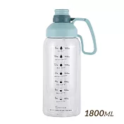 【HOUSUXI舒希】TO GO Tritan大容量水瓶1800ml -青綠