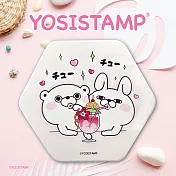 YOSISTAMP/呦嘻百分百 陶瓷杯墊 戀愛的滋味
