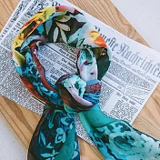 【NEAT】真絲雪紡絲巾B01(90x90cm)