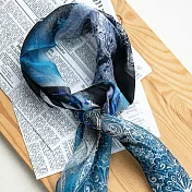 【NEAT】真絲雪紡絲巾B02(90x90cm)