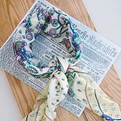 【NEAT】真絲雪紡絲巾Y03(90x90cm)