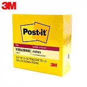 3M 654-3SS Post-it 利貼 狠黏 便條紙  黃色