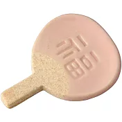 【日本IRODORI】可愛福氣團扇造型陶瓷筷架 ‧ 粉