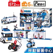 Sluban男孩積木-移動警署中心B0376