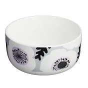 【小倉陶器】Tuuli北歐花卉陶瓷餐碗11cm ‧ 灰