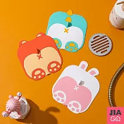 JIAGO 萌趣地漏防臭蓋 橙狐狸