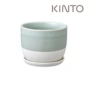 KINTO / PLANT POT 193陶瓷花盆14cm- 藍灰