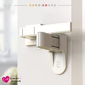 【上手家居】雙暗扣門把鎖(安全鎖/兒童安全鎖/防開門/兒童鎖/門把安全鎖/安全門鎖/防貓開門)