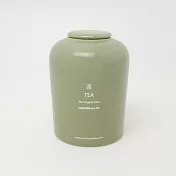 smith&hsu 鮮彩陶瓷茶罐，卡其綠